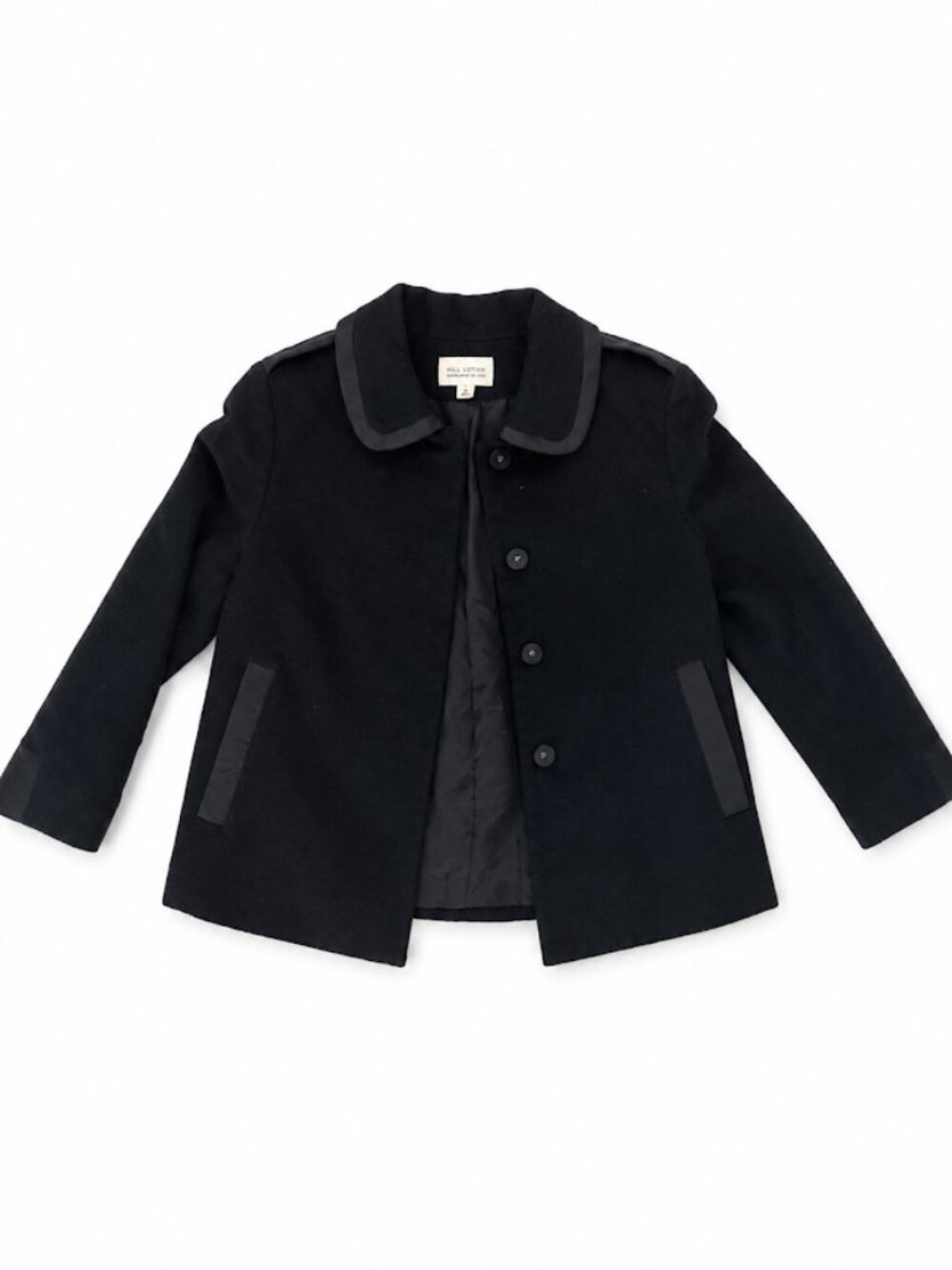 Nili Lotan Short Audrey Hepburn-style Wool & Cashmere Cropped Jacket